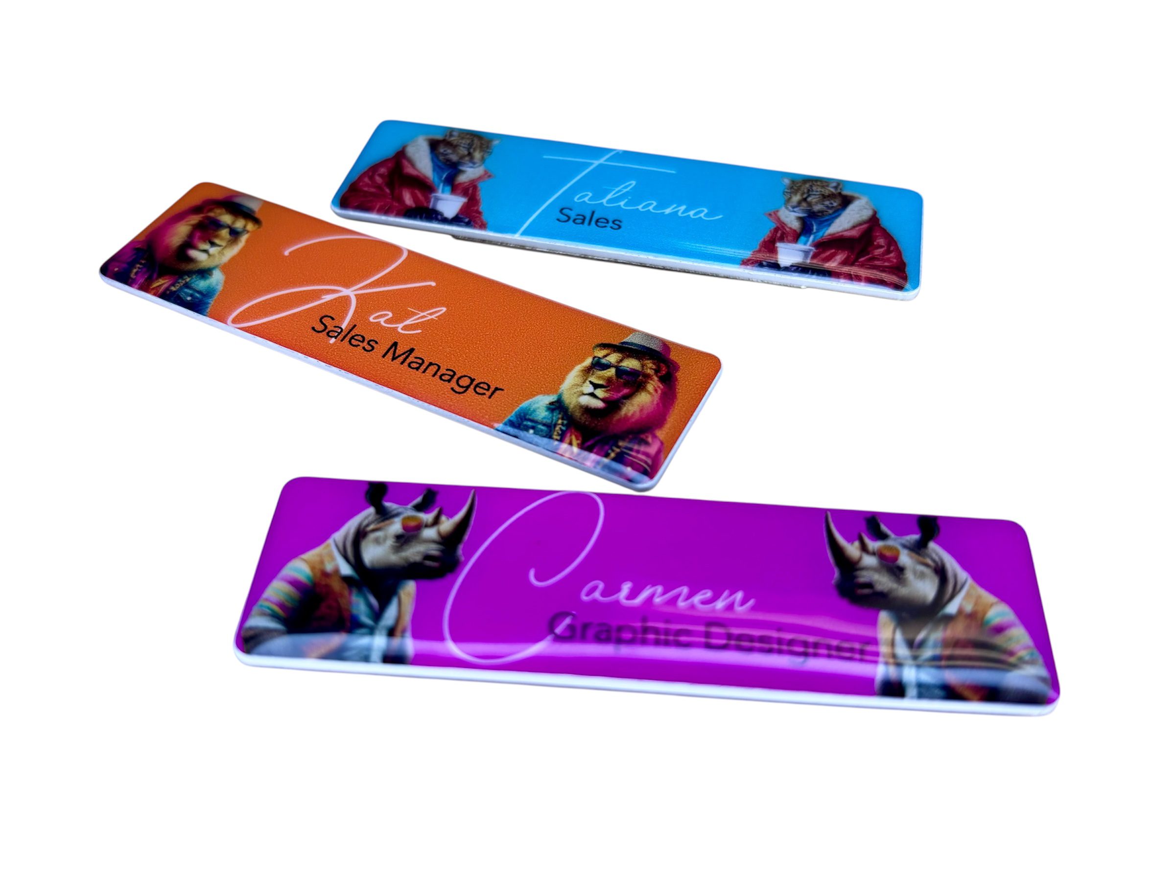 Domed Name Badge (Magnet Back) - Image 3